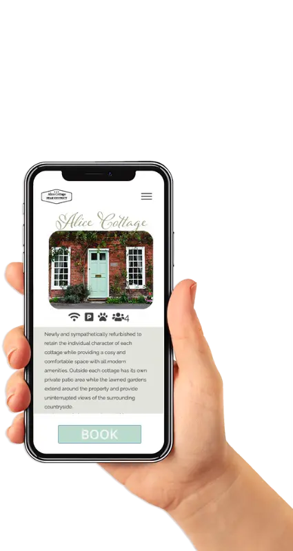 Mobile Holiday Home Web Design